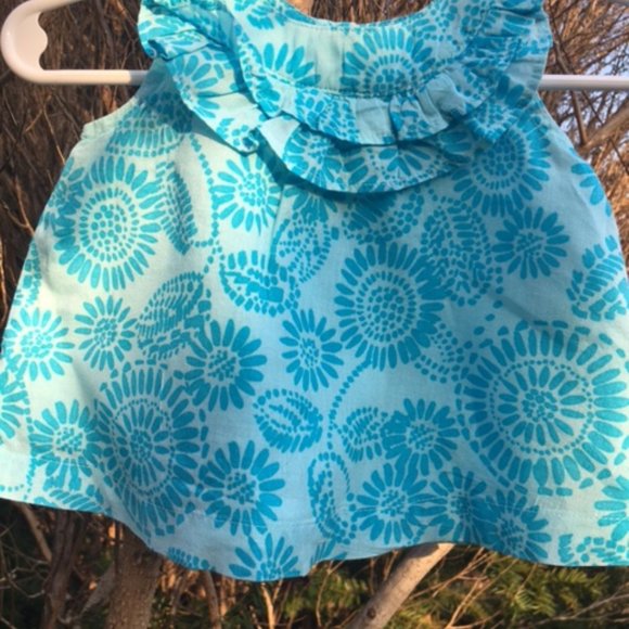 Adorable, Old Navy, NWOT, Flowered shirt, with Lilac NWOT Yoga pants. 3-6 mths - Picture 2 of 8